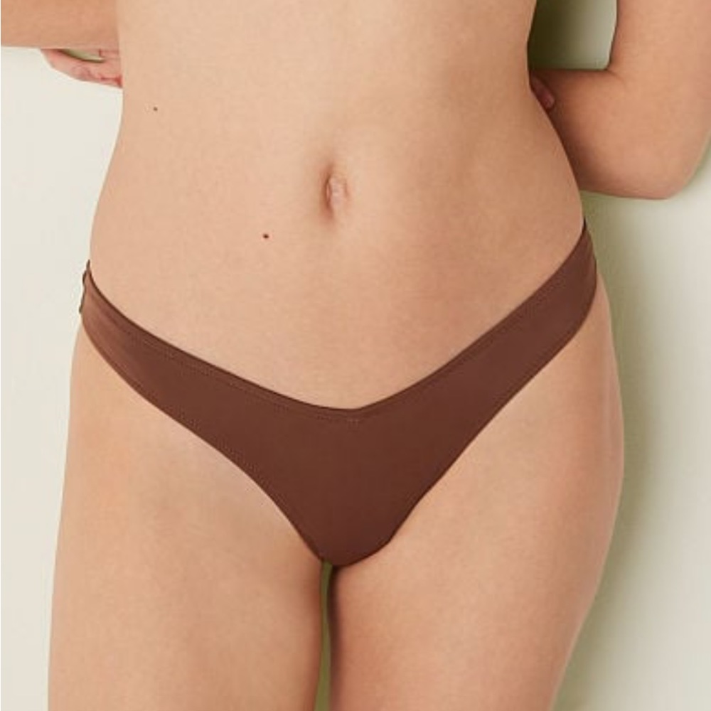 Pink bikini bottom